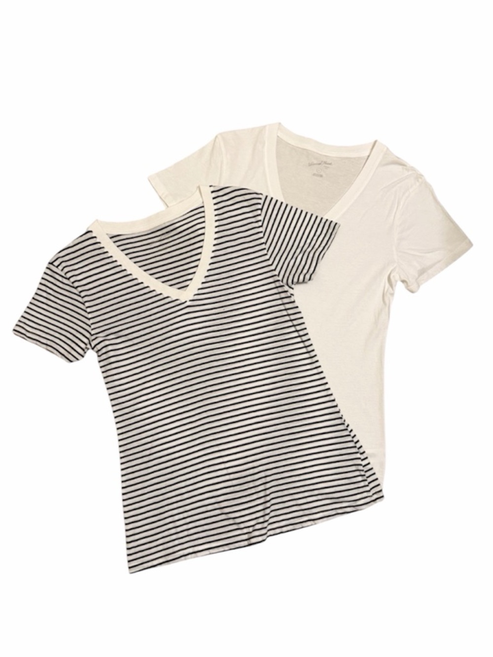 UNIVERSAL THREAD V Neck Short Sleeve Cotton Tees (Set of 2)